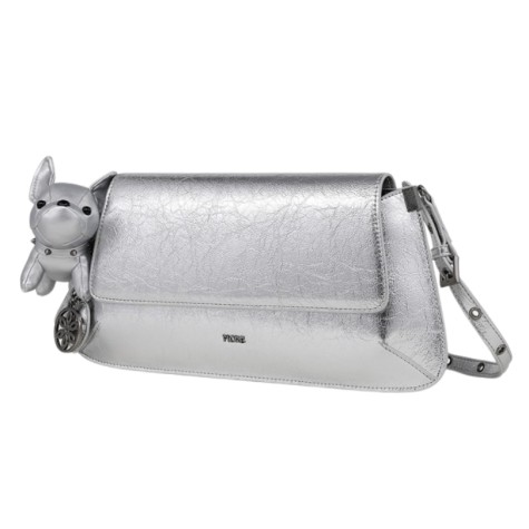 Fiore cartera baguete llavero dog silver