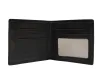 jeep billetera billfold de cuero negro